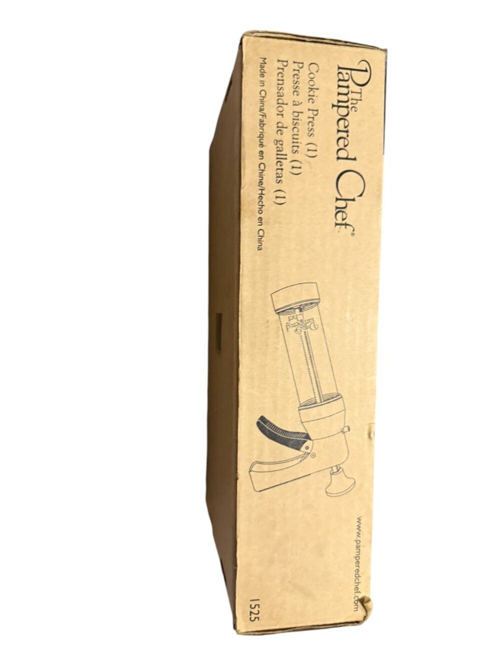 Pampered Chef Cookie Press #1525 Vintage Baking Tool in Box